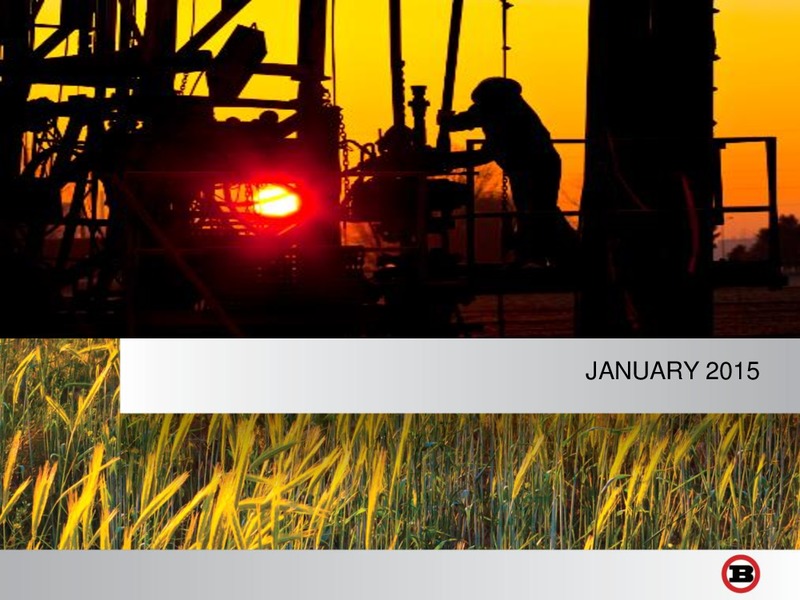 INVESTOR PRESENTATION – Bill Barrett Corp. – slide 1