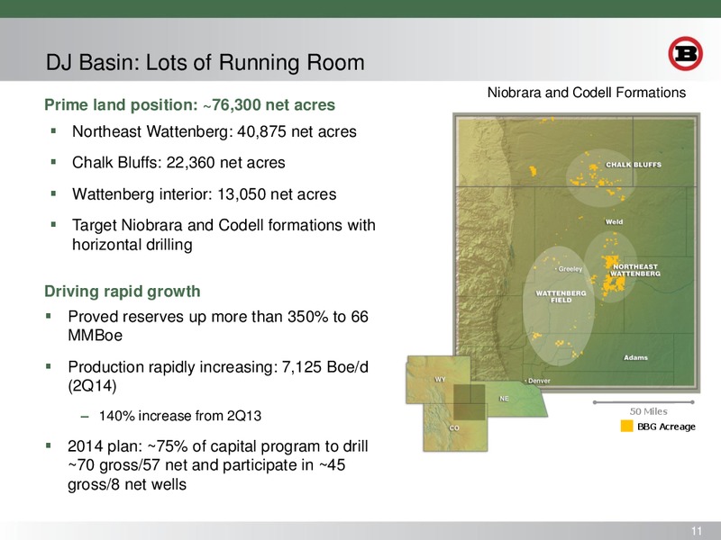 ENERCOM OIL AND GAS CONFERENCE – Bill Barrett Corp. – slide 10