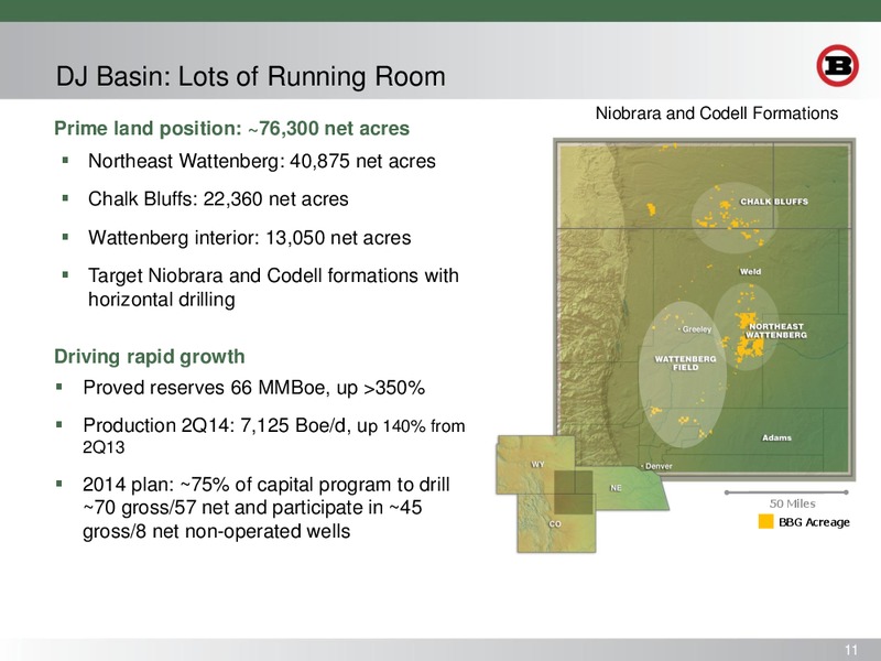 BARCLAYS CEO ENERGY CONFERENCE – Bill Barrett Corp. – slide 10