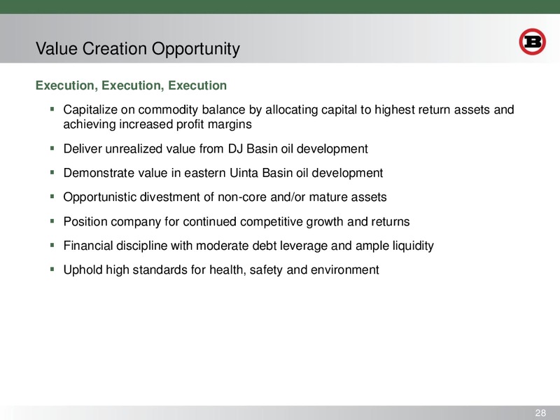 CANACCORD GLOBAL RESOURCES CONFERENCE – Bill Barrett Corp. – slide 27