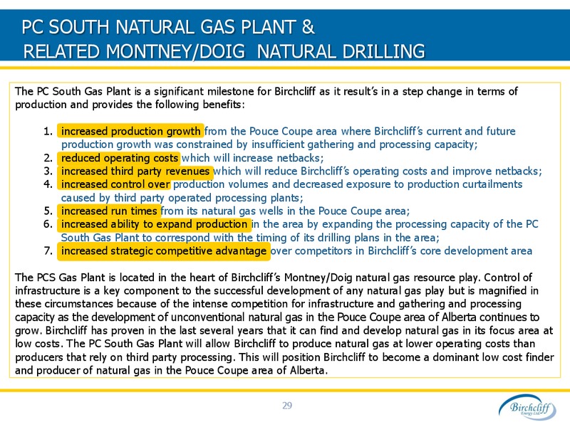 CAPP Investment Symposium 2011 – Birchcliff Energy Ltd. – slide 29