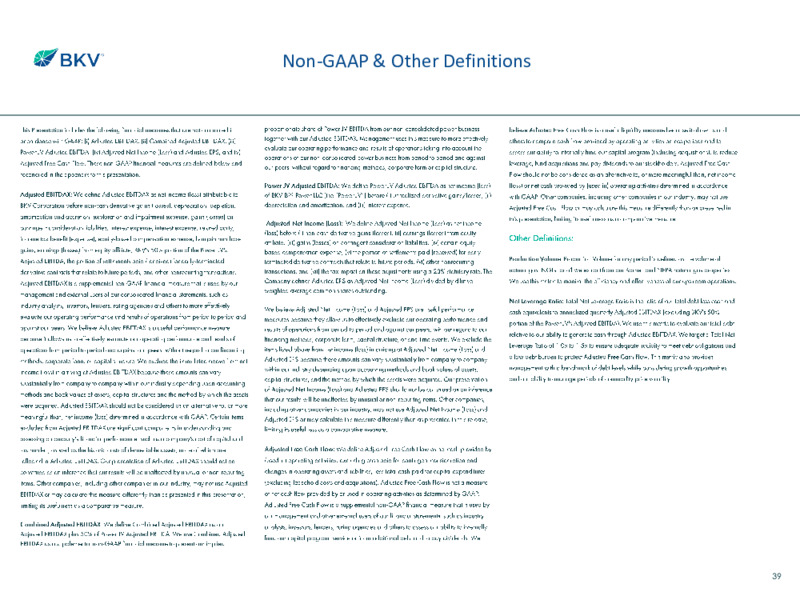 BKV Corporation Investor Presentation – BKV Operating, LLC – slide 39