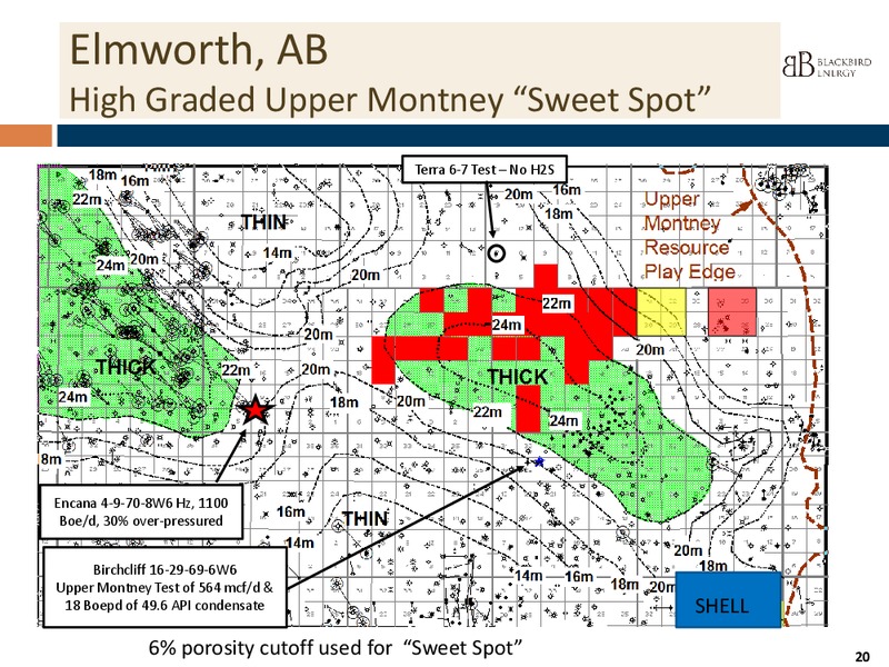 INVESTOR PPRESENTATION – Blackbird Energy Inc. – slide 18