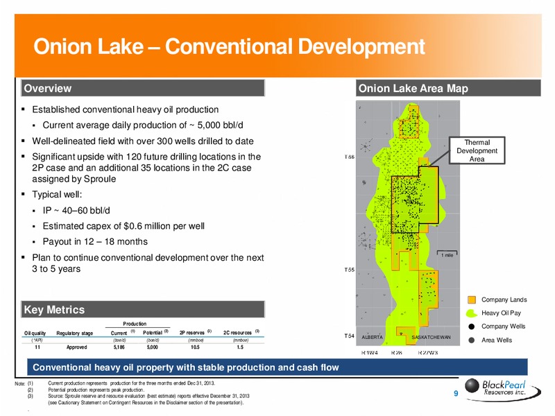 CORPORATE PRESENTATION – Blackpearl Resources, Inc. – slide 8