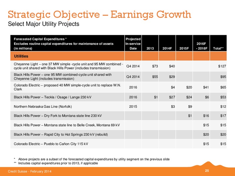 Credit Suisse Energy Summit 2014 – Black Hills Corporation – slide 24