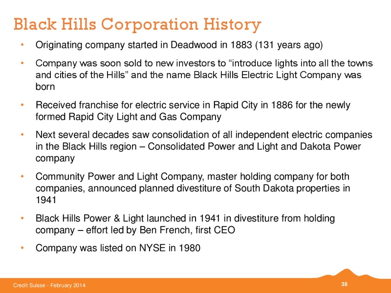 Credit Suisse Energy Summit 2014 – Black Hills Corporation – slide 37