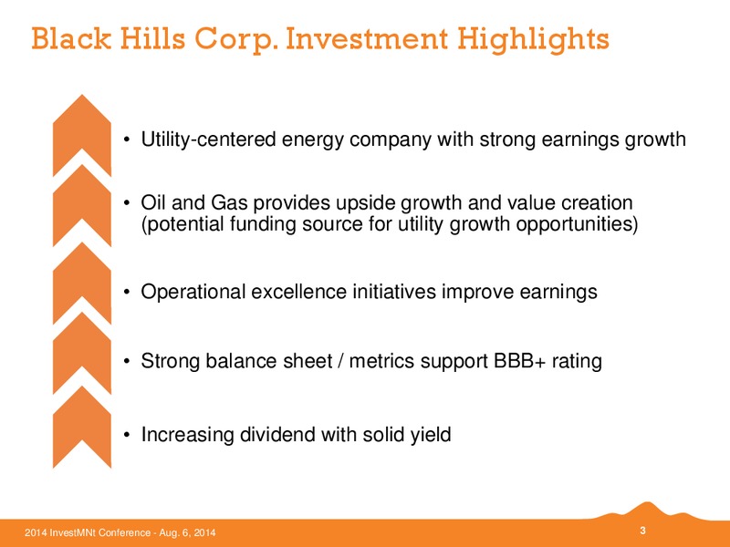 Investment Conference – Black Hills Corporation – slide 2