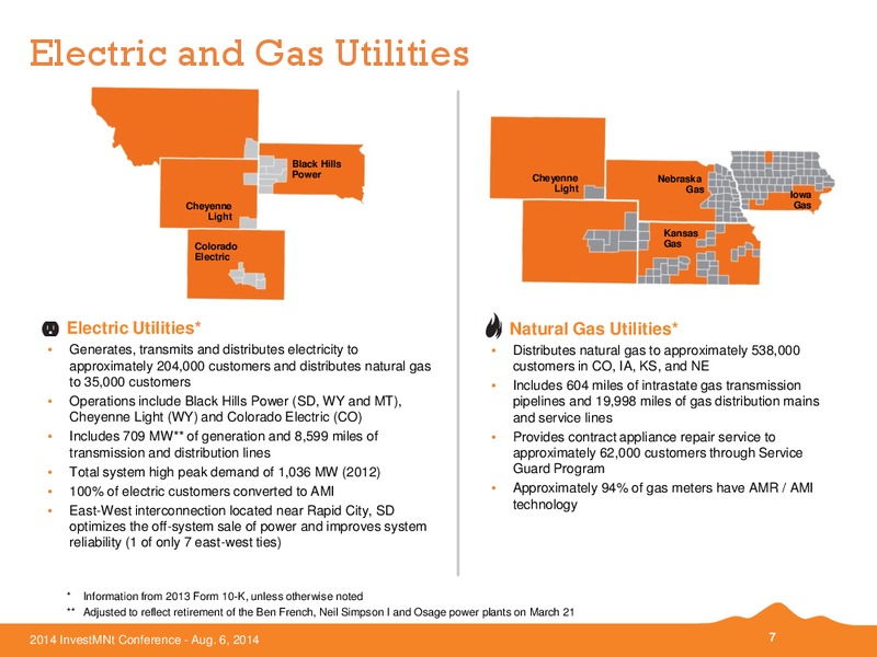 Investment Conference – Black Hills Corporation – slide 6