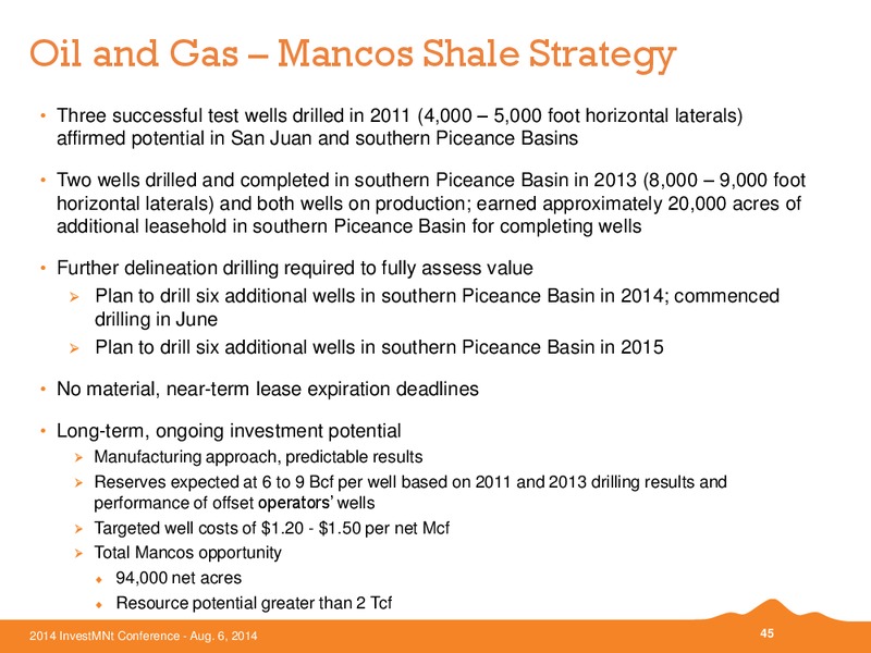Investment Conference – Black Hills Corporation – slide 44