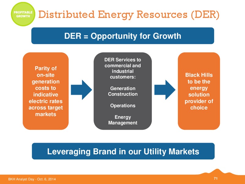 BKH ANALYST DAY – Black Hills Corporation – slide 70