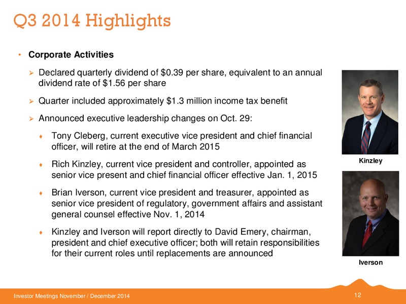 INVESTOR MEETINGS – Black Hills Corporation – slide 10