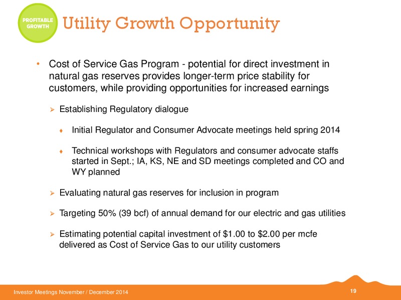 INVESTOR MEETINGS – Black Hills Corporation – slide 16