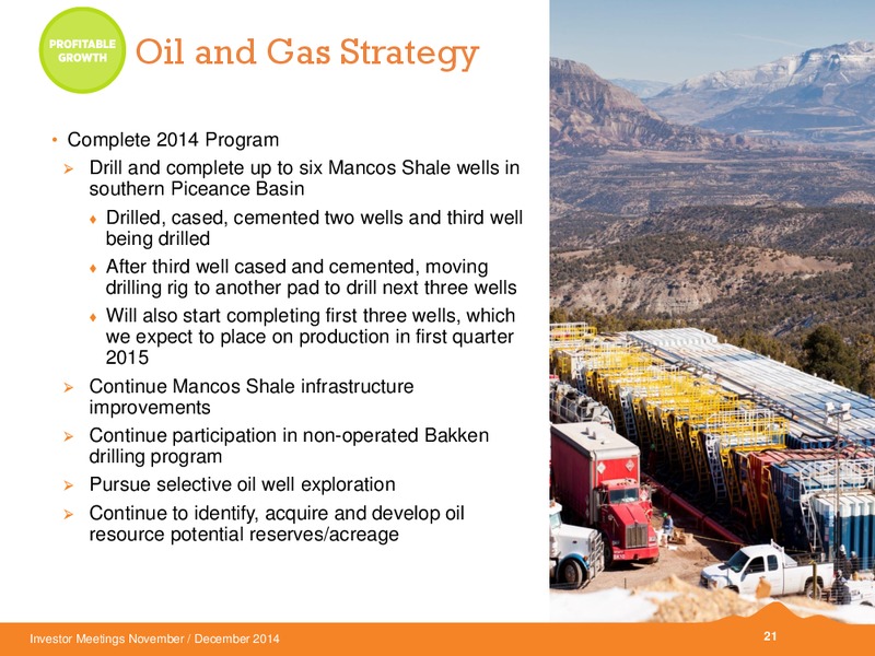 INVESTOR MEETINGS – Black Hills Corporation – slide 18