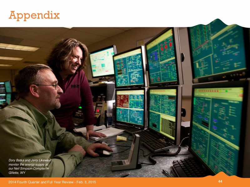 Q4 2014 AND FULL YEAR REVIEW – Black Hills Corporation – slide 43