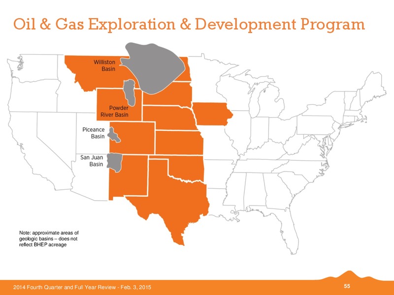 Q4 2014 AND FULL YEAR REVIEW – Black Hills Corporation – slide 54