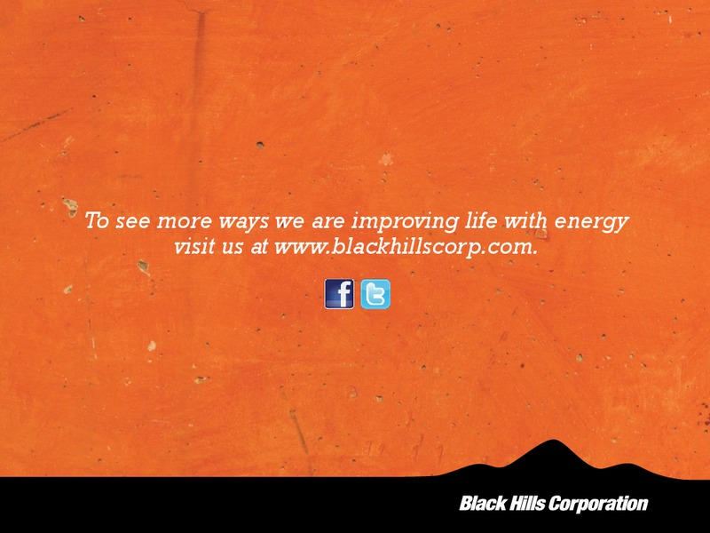Q4 2014 AND FULL YEAR REVIEW – Black Hills Corporation – slide 75