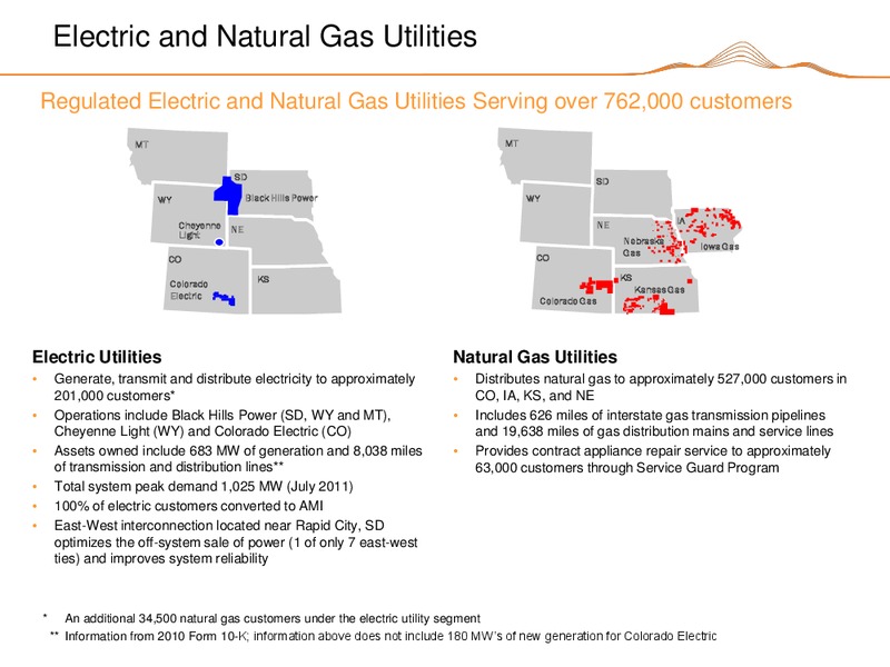 CREDIT SUISSE ENERGY SUMMIT 2012 – Black Hills Corporation – slide 6