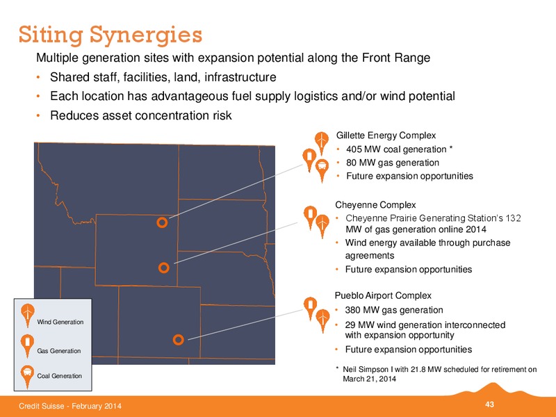 CREDIT SUISSE ENERGY SUMMIT – Black Hills Corporation – slide 42