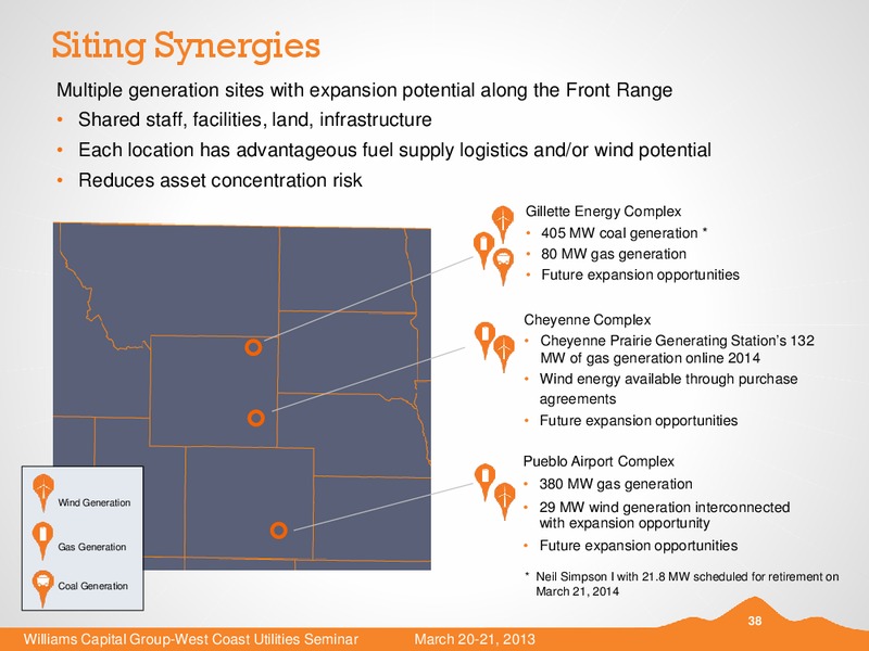 WILLIAMS CAPITAL GROUP WEST COAST UTILITIES SEMINAR – Black Hills Corporation – slide 37
