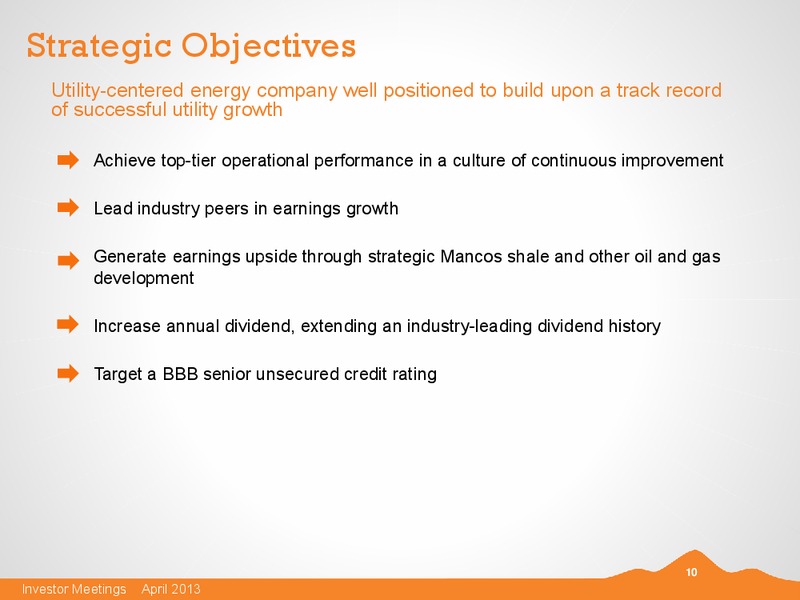 APRIL 2013 INVESTOR MEETINGS – Black Hills Corporation – slide 9