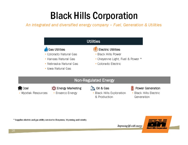Q1 2010 EARNINGS CALL – Black Hills Corporation – slide 27