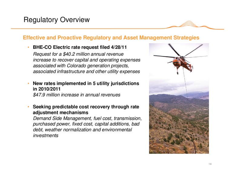 AGA FINANCIAL FORUM – Black Hills Corporation – slide 13