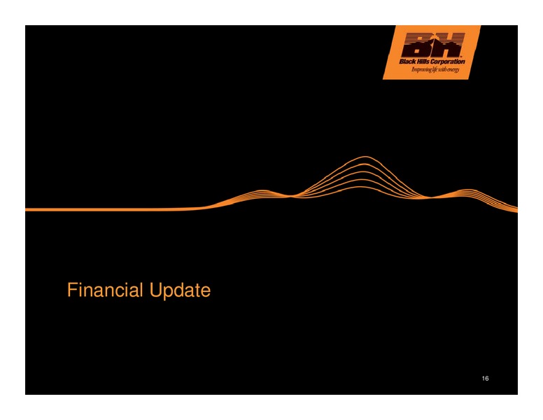 AGA FINANCIAL FORUM – Black Hills Corporation – slide 15