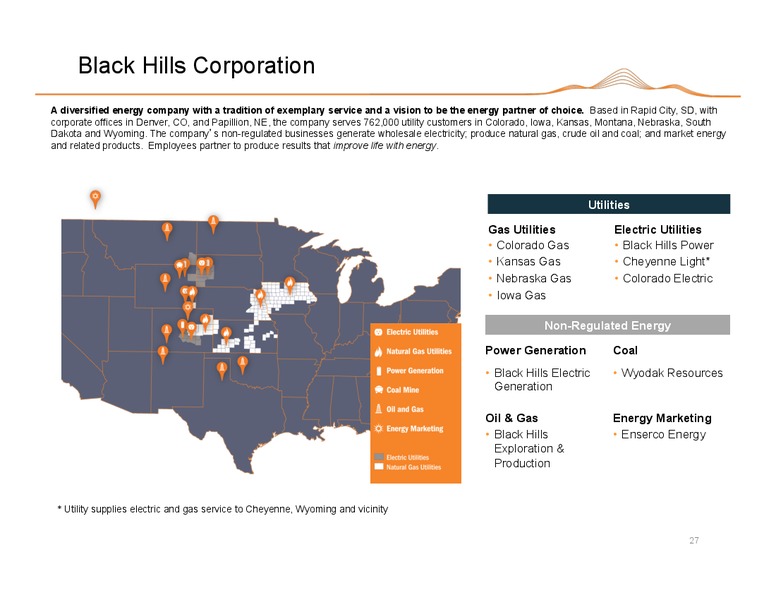 Q2 2011 EARNINGS CALL – Black Hills Corporation – slide 26