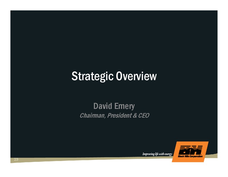 Q2 2009 EARNINGS CALL – Black Hills Corporation – slide 22
