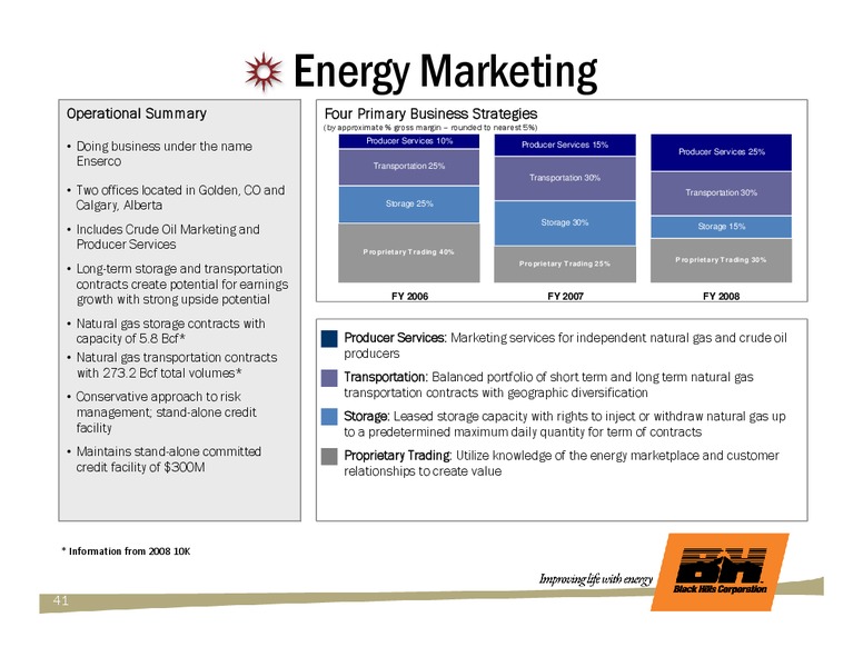 Q2 2009 EARNINGS CALL – Black Hills Corporation – slide 40