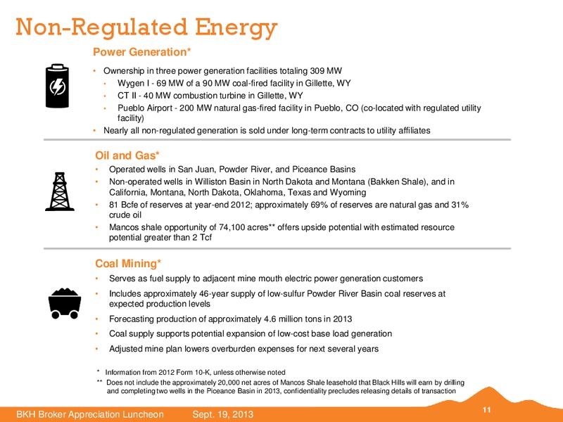 BKH Broker Appreciation Luncheon – Black Hills Corporation – slide 10