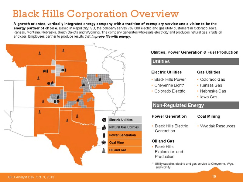 2013 BKH Analyst Day – Black Hills Corporation – slide 9