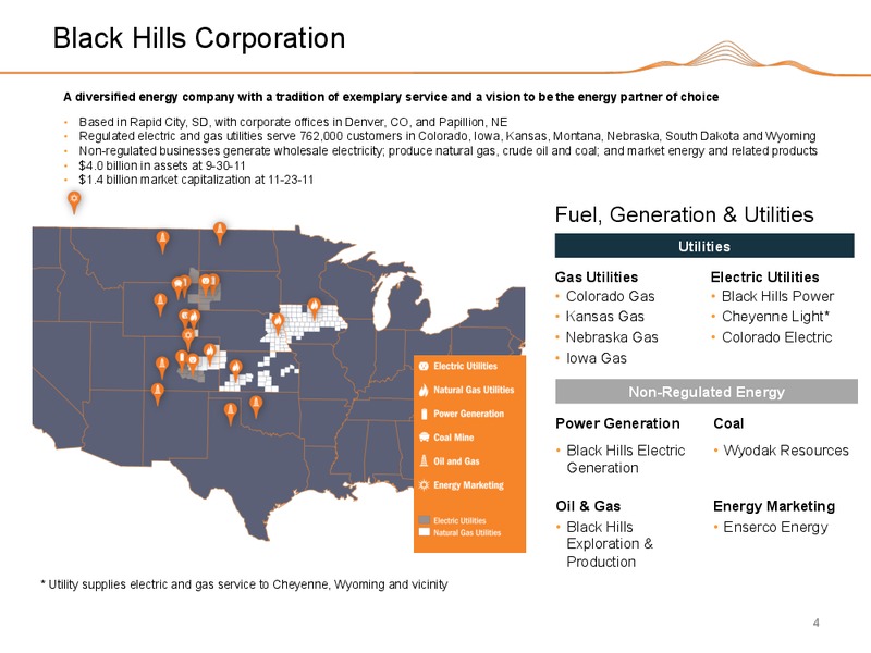 Q4 2011 INVESTOR PRESENTATION – Black Hills Corporation – slide 3