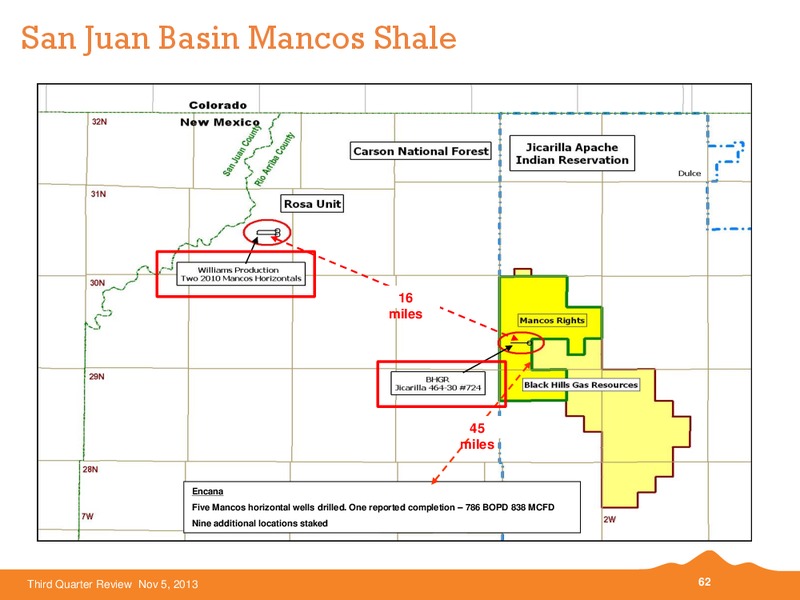 Q3 2013 EARNINGS CALL – Black Hills Corporation – slide 61