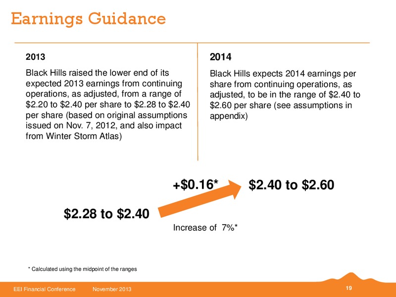 EEI FINANCIAL CONFERENCE – Black Hills Corporation – slide 18