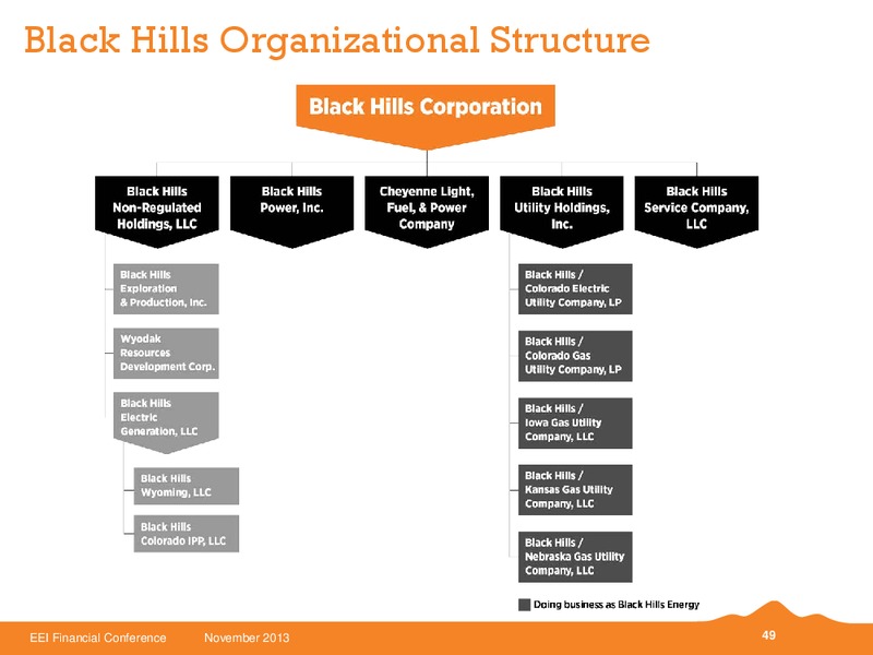 EEI FINANCIAL CONFERENCE – Black Hills Corporation – slide 48