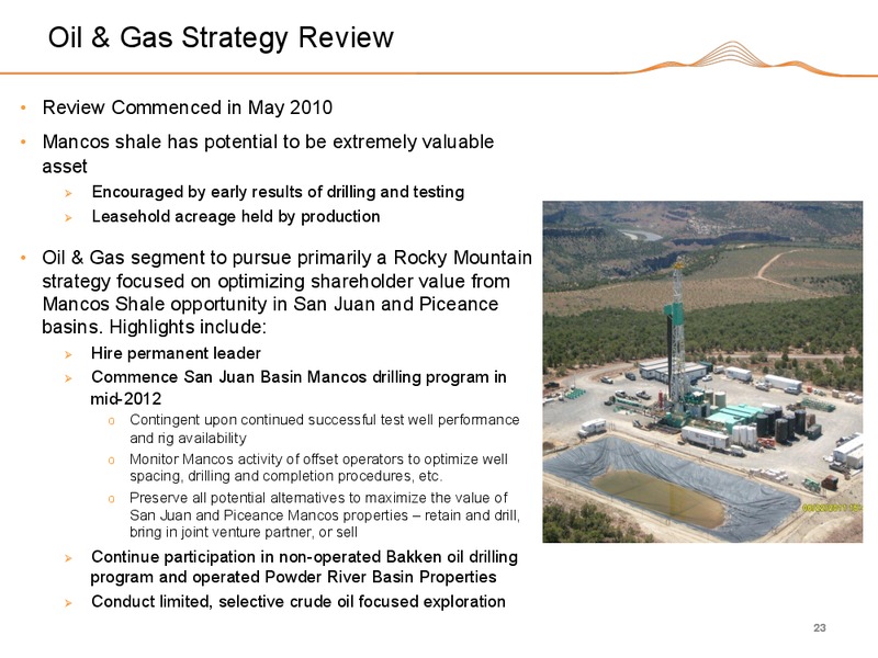 Q4 2011 INVESTOR PRESENTATION – Black Hills Corporation – slide 22