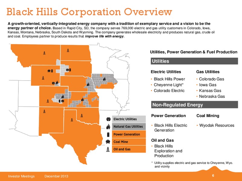 JPMORGAN SMALL MIDCAP CONFERENCE – Black Hills Corporation – slide 5