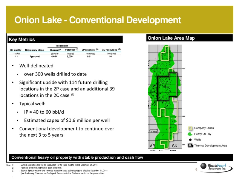 CORPORATE PRESENTATION – Blackpearl Resources, Inc. – slide 7