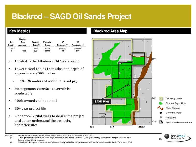 Corporate Presentation – Blackpearl Resources, Inc. – slide 14