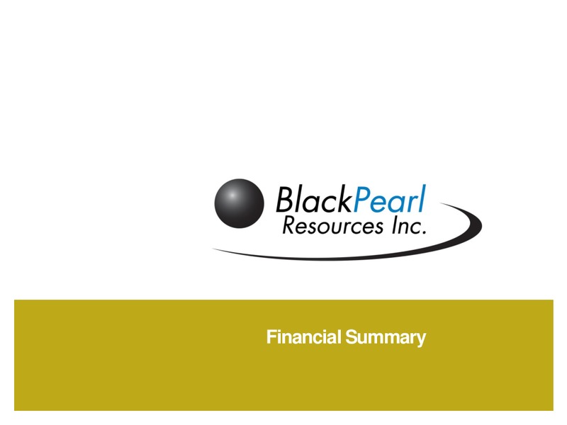 Corporate Presentation – Blackpearl Resources, Inc. – slide 17