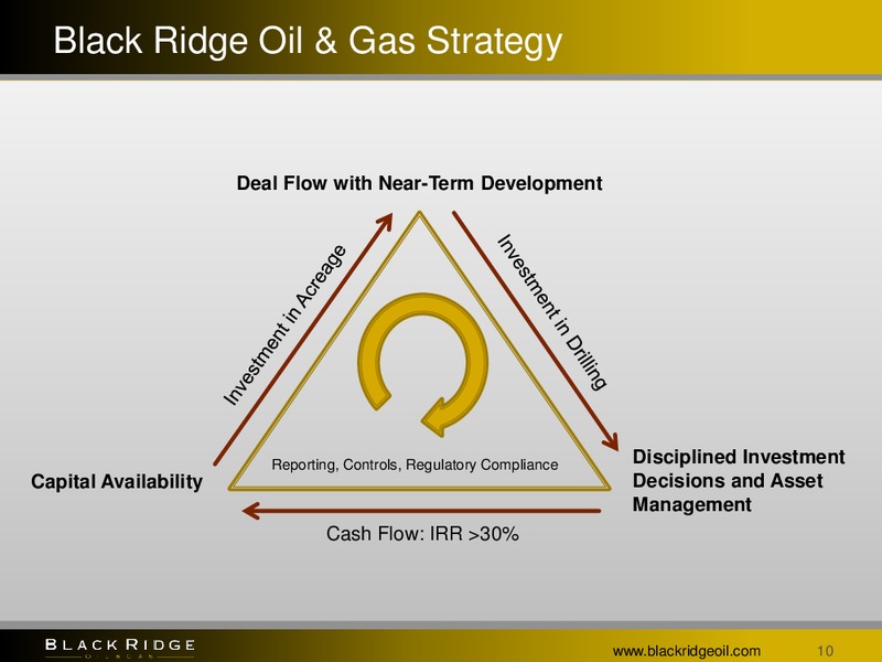 Marcum Microcap Conference – Black Ridge Oil & Gas, Inc. – slide 9