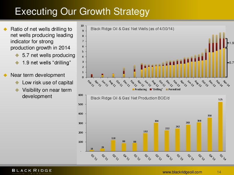 Marcum Microcap Conference – Black Ridge Oil & Gas, Inc. – slide 13