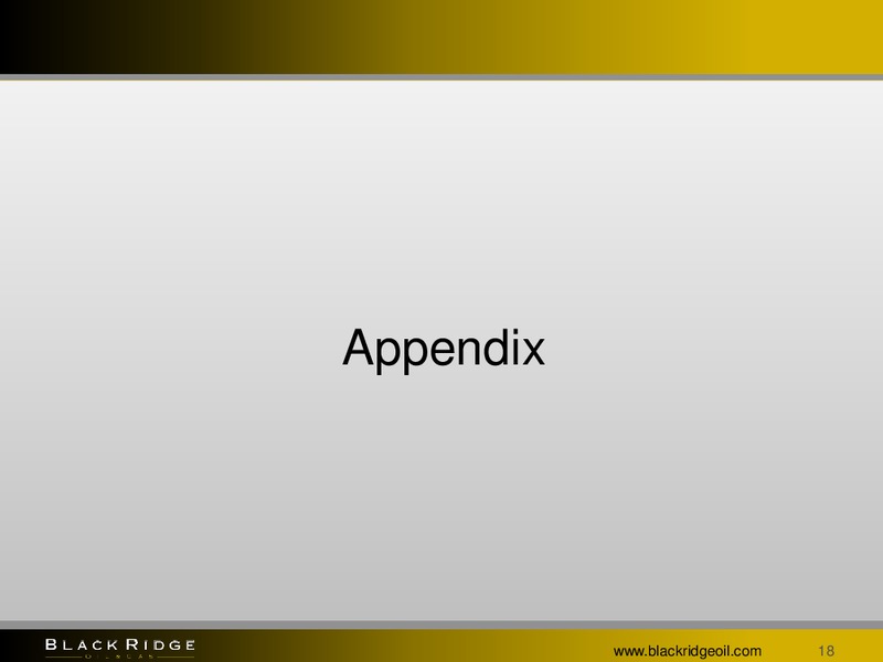 Enercom The Oil and Gas Conference 19 – Black Ridge Oil & Gas, Inc. – slide 17