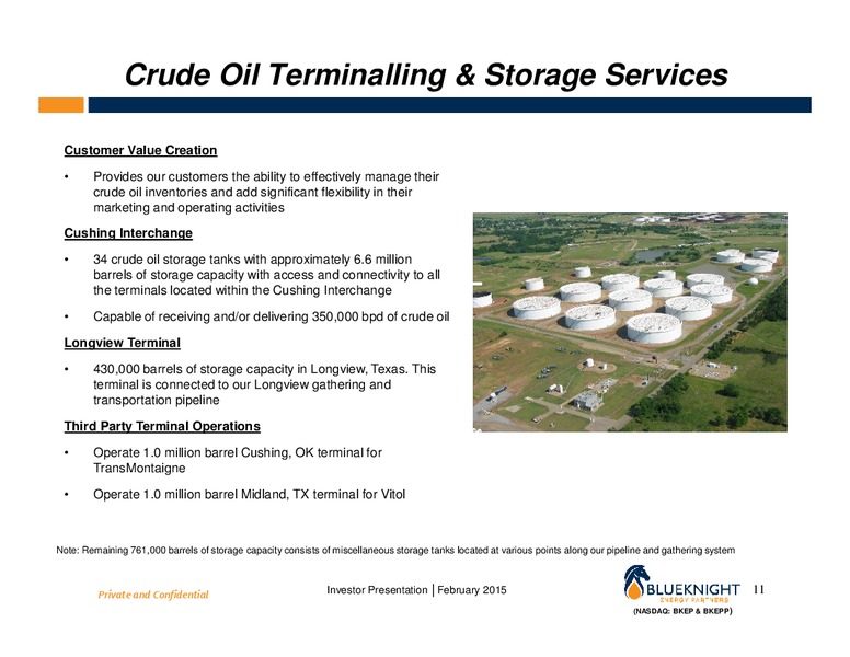 February 2015 Investor Presentation – Blueknight Energy Partners, L.P. – slide 10