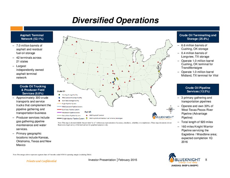 February 2015 Investor Presentation Update – Blueknight Energy Partners, L.P. – slide 7