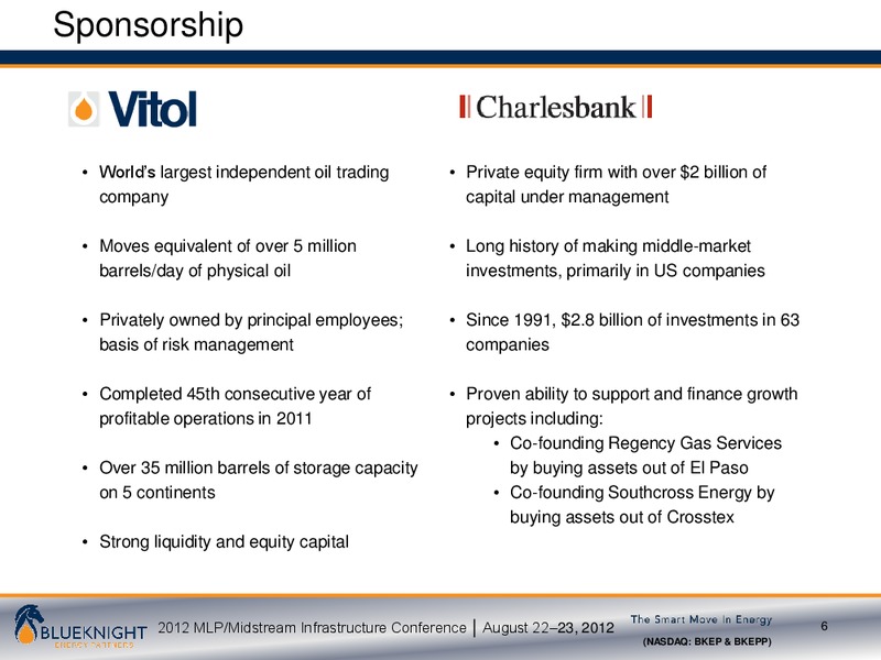 CITI 2012 MLP MIDSTREAM INFRASTRUCTURE CONFERENCE – Blueknight Energy Partners, L.P. – slide 5