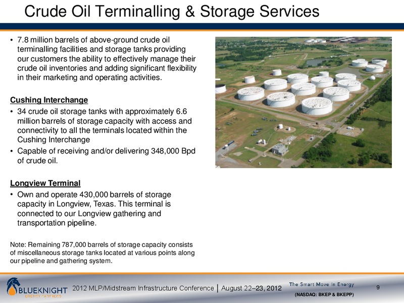 CITI 2012 MLP MIDSTREAM INFRASTRUCTURE CONFERENCE – Blueknight Energy Partners, L.P. – slide 8