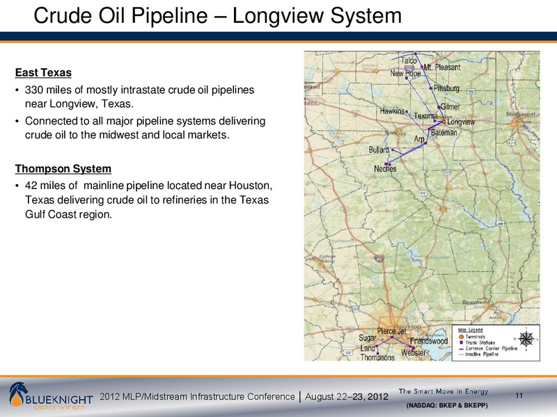 CITI 2012 MLP MIDSTREAM INFRASTRUCTURE CONFERENCE – Blueknight Energy Partners, L.P. – slide 10