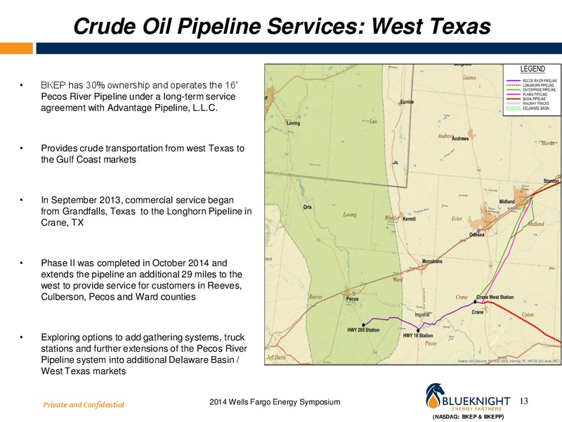 2014 Wells Fargo Energy Symposium – Blueknight Energy Partners, L.P. – slide 12